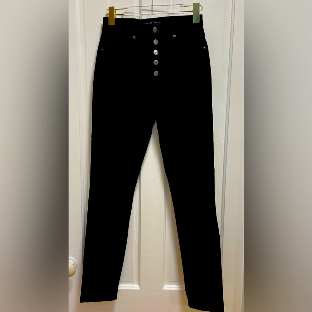 Veronica Beard Maera High Rise Skinny Black Jeans size 26/2